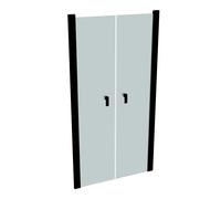 Porta a battente quadrata pura design HÜPPE in nicchia, larghezza: 100 cm alt...