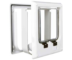 Porta a corsa a 4 vie, elettromagnetica 21,1 × 24,4 cm bianca