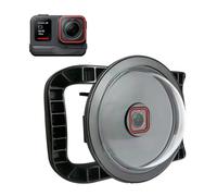 Porta a cupola subacquea la videocamera per Insta360 Ace Pro, sistema di chiusura a botola antigraffio con doppia impugnatura Stabilizzatore galleggiante impermeabile fino a 30M/98.4FT