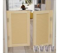 Porta a doppia anta for interni con cerniere for carichi pesanti, porte d'ingresso del salone del bar a chiusura automatica, design otturatore delle porte divisorie(Natural,W 100cm (39 3/8"))