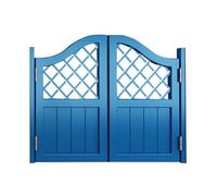 Porta a doppia battente per bar, in legno, mezza porta con stipite, chiusura automatica, apertura bidirezionale, per dispensa della cucina, uso interno (blu, 130 x 89 cm)