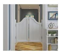 Porta a due vie in legno massello con chiusura automatica con cerniere in metallo per decorazione d'interni e stabilità della sala da pranzo