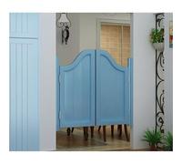 Porta a due vie in legno massello con chiusura automatica con cerniere in metallo per decorazione d'interni e stabilità della sala da pranzo