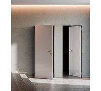 PORTA A FILO MURO BATTENTE REVERSIBILE BIANCA VERNICIABILE + TELAIO - 700x2100 MM XREVERX ERMETIKA