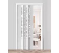 Porta a fisarmonica con isolamento termico per una maggiore privacy e divisione dello spazio in cucine, armadi e armadi