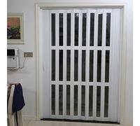 Porta a fisarmonica in alluminio, divisorio multifunzionale salvaspazio, facile installazione per cucina, bagno, camera da letto, lavanderia