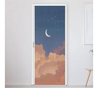 Porta A Fisarmonica Interna Senza Perforazione, Porta Pieghevole A Scomparsa/divisorio Per La Privacy Per La Dispensa Del Bagno Dell'appartamento Casa, Porta Dell'armadio Bifold(B,75x200cm/29.5x78.7in