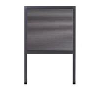Porta a fisarmonica pieghevole a fisarmonica, altezza 2 m, impermeabile, divisorio per la privacy con telaio in alluminio, per bagno e cucina