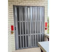 Porta a fisarmonica pieghevole in PVC di dimensioni personalizzate con finestra acrilica & maniglia per cucina, armadio e porta