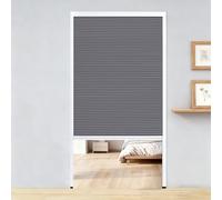 Porta a fisarmonica Porta a soffietto con zanzariera, porta divisoria invisibile interna, pieghevole verticale con telaio in alluminio(Gray,WxH 59x80in(148.5x203cm))