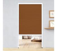 Porta a fisarmonica Porta a soffietto con zanzariera, porta divisoria invisibile interna, pieghevole verticale con telaio in alluminio(Khaki,WxH 27x80in(68.5x203cm))