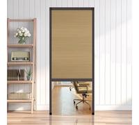 Porta a fisarmonica Porta scorrevole pieghevole a nido d'ape, porta a soffietto con zanzariera, divisorio for ambienti, porte a soffietto pieghevoli for camera da letto(Khaki,41x80in(104x203cm))