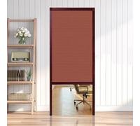 Porta a fisarmonica Porta scorrevole pieghevole a nido d'ape, porta a soffietto con zanzariera, divisorio for ambienti, porte a soffietto pieghevoli for camera da letto(Wine Red,60x80in(152.5x203cm))