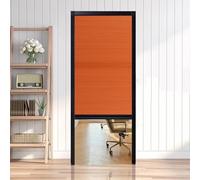 Porta a fisarmonica Porta scorrevole pieghevole a nido d'ape, porta a soffietto con zanzariera, divisorio for ambienti, porte a soffietto pieghevoli for camera da letto(Orange,32x80in(81x203cm))