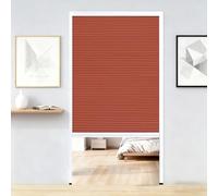 Porta a fisarmonica Porte scorrevoli for armadi, porte a soffietto, divisori for ambienti, porte a soffietto pieghevoli for camera da letto, accesso tramite porta(Wine red,44x80in (111.5x203cm))