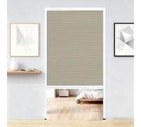 Porta a fisarmonica Porte scorrevoli for armadi, porte a soffietto, divisori for ambienti, porte a soffietto pieghevoli for camera da letto, accesso tramite porta(Light gray,50x80in(127x203cm))