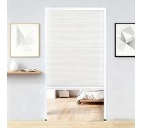 Porta a fisarmonica Porte scorrevoli for armadi, porte a soffietto, divisori for ambienti, porte a soffietto pieghevoli for camera da letto, accesso tramite porta(White,23x80in(58.5x203cm))