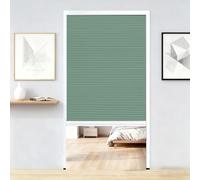 Porta a fisarmonica Porte scorrevoli for armadi, porte a soffietto, divisori for ambienti, porte a soffietto pieghevoli for camera da letto, accesso tramite porta(Light green,43x80in(109x203cm))