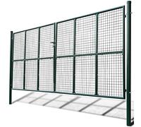 Porta a griglia 415 x 250 cm/400 x 200 cm | stabile serratura per giardino, edilizia ed eventi, durevole e sicuro, facile da montare e versatile
