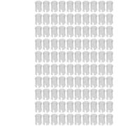 Porta a LED trasparente, supporto per diodi da 5 mm Nylon 100pcs Coperchio protettivo per lampada trasparente per luci a LED