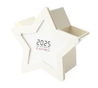 Porta A Matita A Forma Stella Organizzatori Penna Multifunzione Con 2025 Calendario 2 Compartimenti Per Organizzazione Da Ufficio Organizzazione Pennello Penna