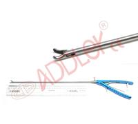 PORTA A PALE CURVE TIPO V LAPAROSCOPICO 5 MM MANICO BLU ADDLER ISO CERT. MFG