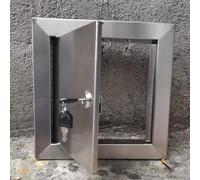 Porta a pannello di accesso in acciaio inox con chiavi, porta nascosta sicura per cartongesso, ideale per ispezioni idrauliche e contatori dell'acqua
