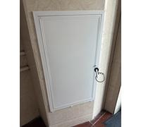 Porta a pannello di accesso in alluminio, design girevole per aprire per una facile ispezione della parete, copertura durevole per cantina cucina soffitta
