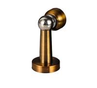 Porta a pavimento magnetica silenziosa Fermaporta con magnete for montaggio a parete, pavimento e battiscopa, multicolore(Brass)