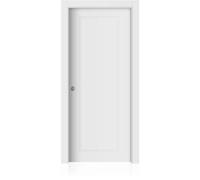 Porta a scorrevole reversibile Ice una bugna laccata 210x80 cm Bianco