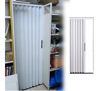 Porta a Soffietto Armadio Alto e Stretto con Ante Scorrevoli, Ideale Come Mobile Contenitore o per Il Bagno; Zanzariera Avvolgibile in Metallo per Finestre o Cancello D'ingresso;(33x94in/85x240cm)
