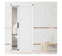 Porta a soffietto con telaio in alluminio e tessuto impermeabile, divisorio interno personalizzabile per armadio, camper, patio, doccia