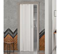 Porta a Soffietto da Interno 83x214 cm in PVC Caroline Bianco Pastello