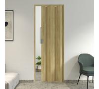 Porta a Soffietto da Interno 83x214 cm in PVC Caroline Rovere Cognac Chiaro