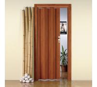 Porta a Soffietto da Interno 88,5x214 cm in PVC Florance Ciliegio