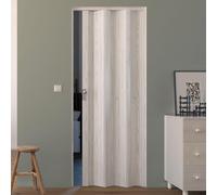 Porta a Soffietto da Interno 88,5x214 cm in PVC Florance Pino Sbiancato