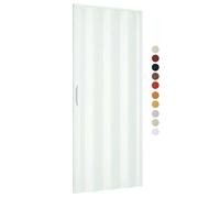 Porta a Soffietto da Interno in Kit in PVC Grigia 82x210 cm MOD. Simona