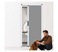 porta a soffietto da interno Portefinestre Pieghevoli Da 240 Cm, Bianche, Blu, Gialle, Caffè E Grigie, Porta A Soffietto Per Interni Senza Foratura Per Divisorio Di Stanze, Porta Pieghevole(Grey,100x2