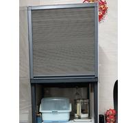 Porta a Soffietto da Interno Set Binari e Telai per Porte a Tamburo Personalizzati Pieghevoli Arrotolabili Sostitutive per Armadi Credenze Pannello a Lame Guida per Guardaroba(60x115cm/24x45in)