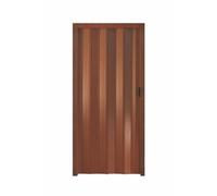 Porta a soffietto in PVC colore Noce - Misura 83x214h