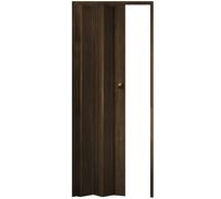 Porta a Soffietto in PVC con Serratura e Chiave 84 x 215 6 Colori Venature Legno