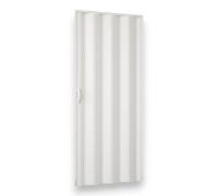 Porta a soffietto in pvc rigido con apertura laterale e chiusura con maniglia 82x212 cm