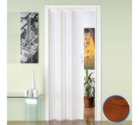 PORTA A SOFFIETTO IN PVC SERRATURA STAMPA ALTA DEFINIZIONE CILIEGIO PIEGHEVOLE