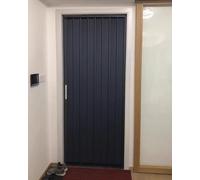 Porta a soffietto oscurante, Porta interna con schermo scorrevole pieghevole a fisarmonica serratura di varie dimensioni(77x80in(195.6x203cm))