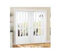 Porta a soffietto per la privacy, design senza trapano, per corridoio, camera da letto, bagno e armadio, facile installazione, porta scorrevole, soluzione salvaspazio