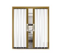 Porta A Soffietto Pieghevole Senza Foratura, Porta Scorrevole Per Interni Porta A Soffietto Scorrevole Per Divisorio, Armadio O Bagno Con Pannelli In Acrilico Satinato(54x80in (137x203cm))
