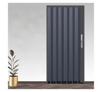 Porta a Soffietto Porte Pieghevoli Invisibili Interne Grigie 170 Cm H, Divisorio Impermeabile Per Ambienti, Isolato Da Aria Fredda/Calda, Per Soffitta, Corridoio Stretto, Seminterrato(94x170cm)