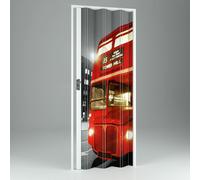 PORTA A SOFFIETTO STAMPA DIGITALE MADE IN ITALY NEW BUS AUTOBUS NEGOZI CASA PVC