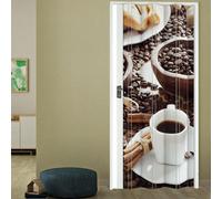 Porta a soffietto stampa digitale MADE IN ITALY per bar negozi casa porte PVC