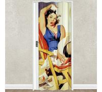 Porta a soffietto stampa digitale MADE IN ITALY per bar negozi casa porte PVC